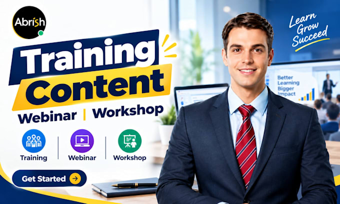 provide course content, presentation for your training and workshop