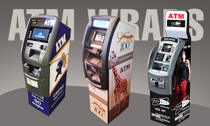 do high quality atm wrap and  atm wrap branding solutions