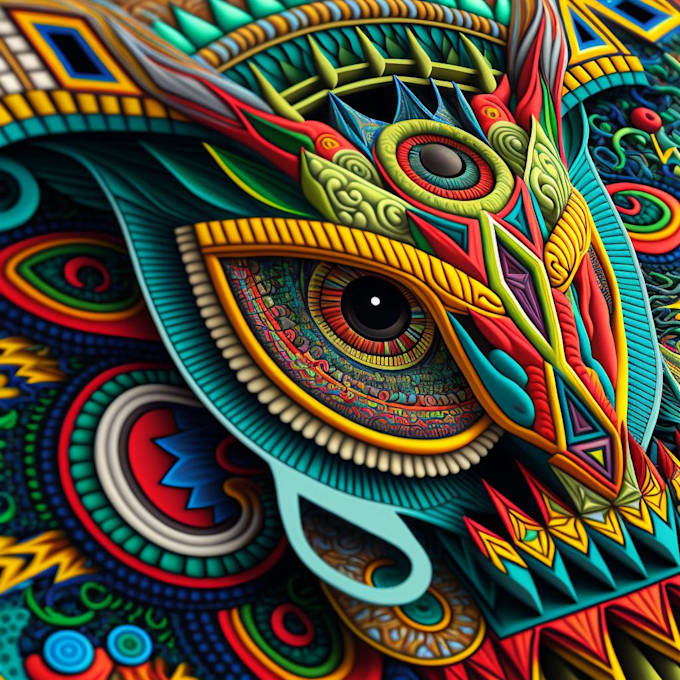 Make quality psychedelic designs for your merch and sticker design by ...