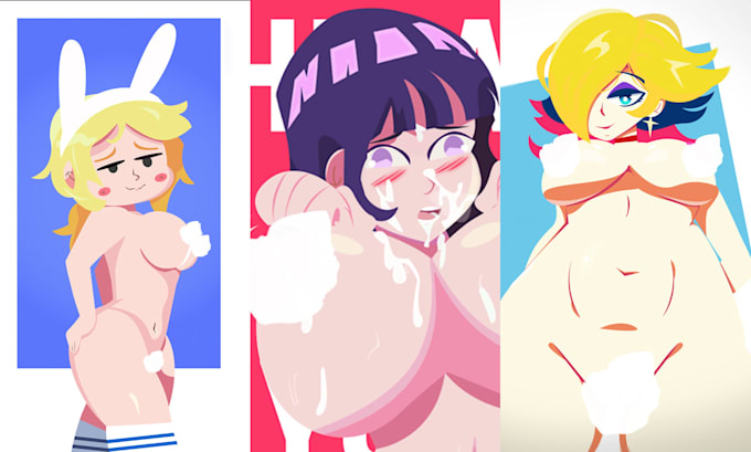 draw sexy anime or cute toon character nsfw or sfw