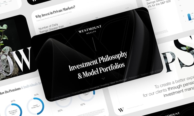 design a b2b sales presentation and business proposal deck