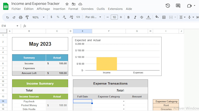 Make a modern looking excel template by Imengueddes02 | Fiverr