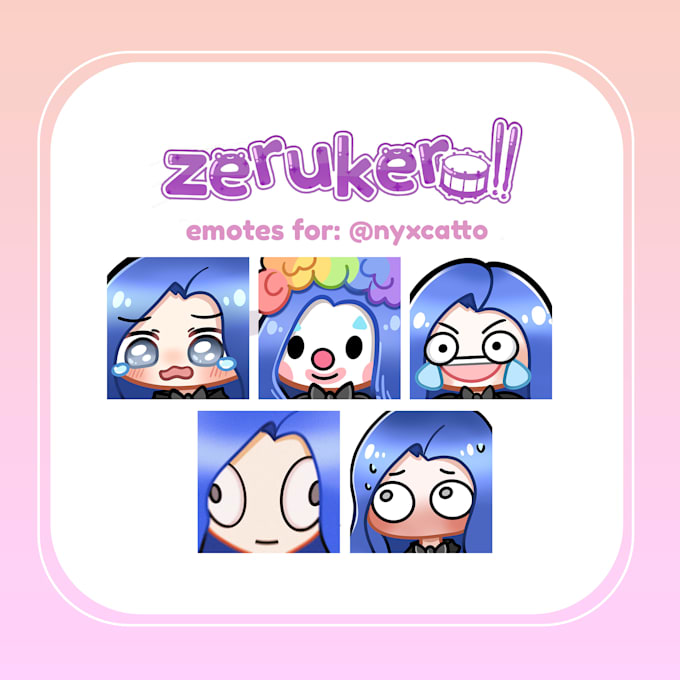 make vtuber chibi emotes for your stream