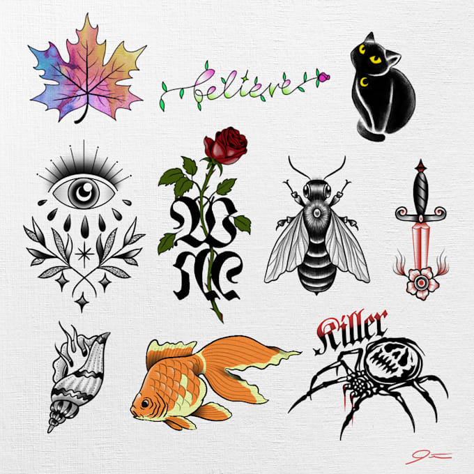 design a custom minimal simple tattoo for you