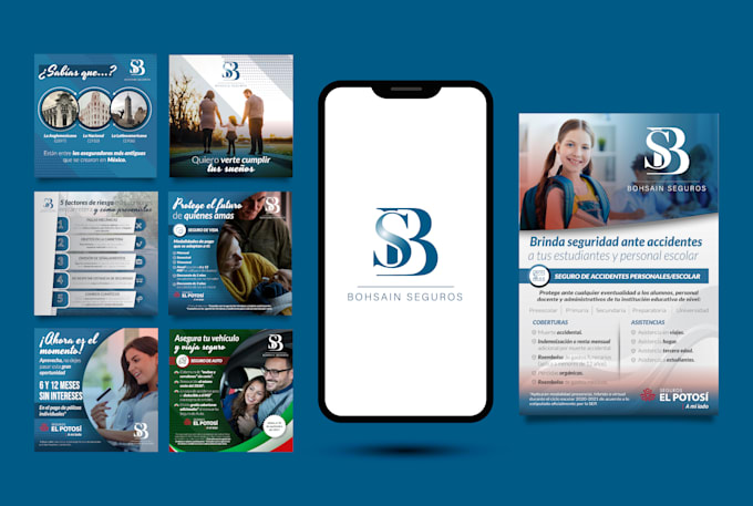 design unique and professional social media posts
