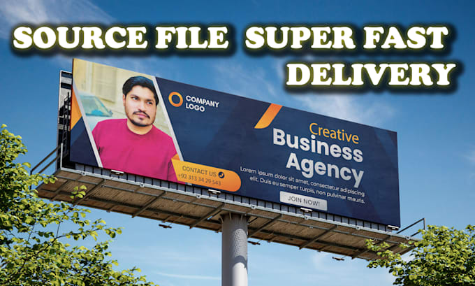 design signage, sign board or billboards that can be printed