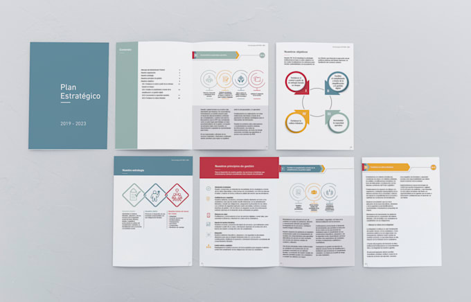 design your report or guidebook or similar docs