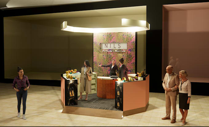 design retail stores, restaurants, house interior and 3d visualization
