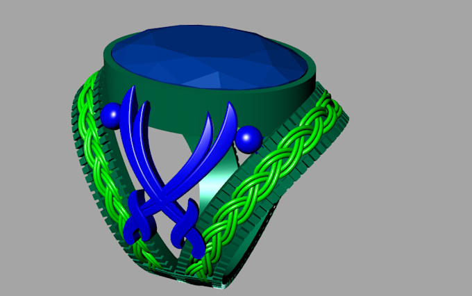 create stunning 3d jewelry design for 3d print