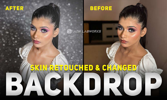 edit retouch skin and enhance upscale image