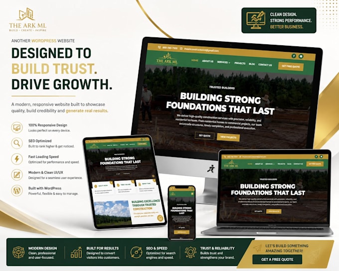 design, redesign, revamp, clone responsive wordpress website with elementor pro
