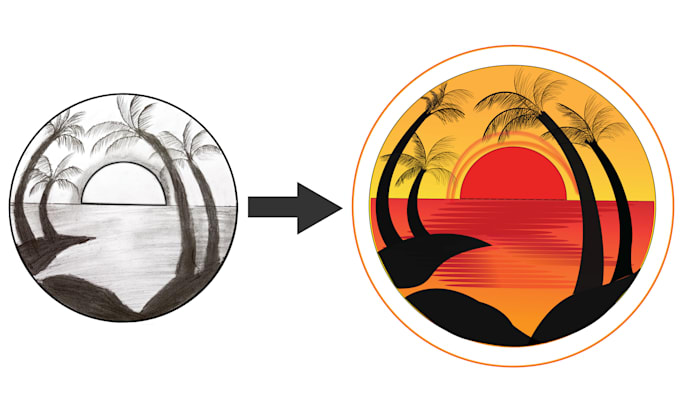 create minimalist logo and vector art design for your brand