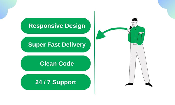 Create responsive front end website using react js, tailwind css ...