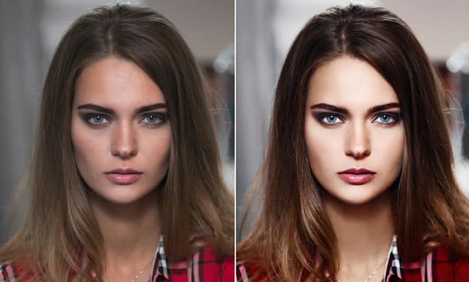 do headshot retouching that preserve details