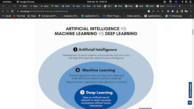 do machine learning projects with the provided excel dataset