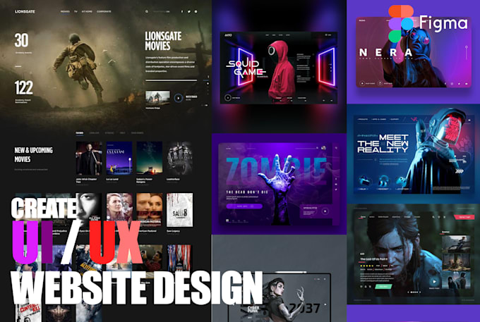 Create the best responsive creative ui ux design highly recommended by ...