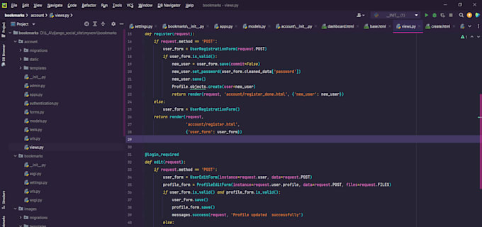 Create a spine chilling integration of django and telethon, conjuring a ...