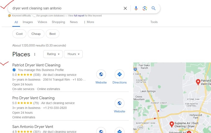 optimize google my business profile, gmb for local SEO ranking
