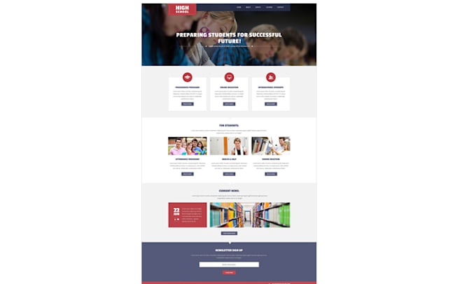 Design responsive and modern wordpress website by Thsarasampath | Fiverr