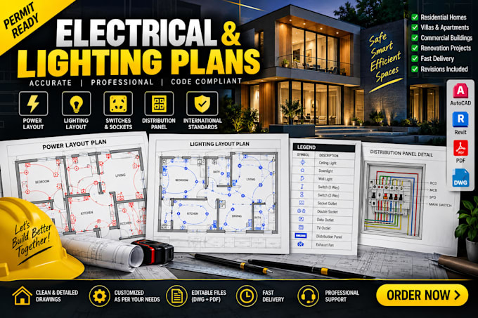 design electrical and lighting plans for your house