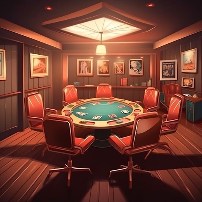 do animated vtuber background and character in anime style