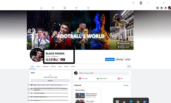 create, set up and manage your facebook business page