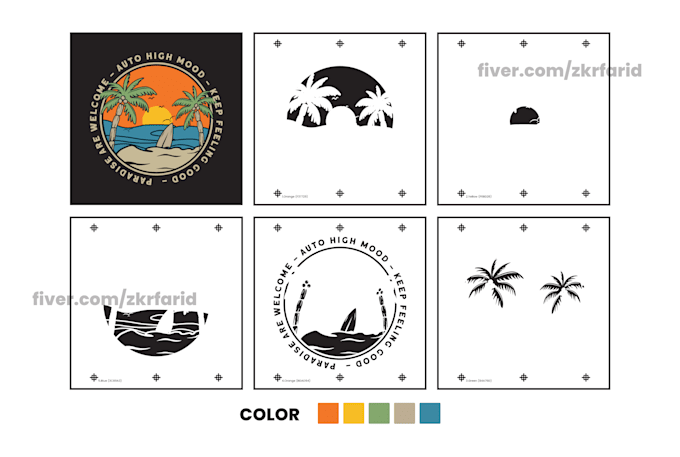 do professional color separation screen printing within 24h