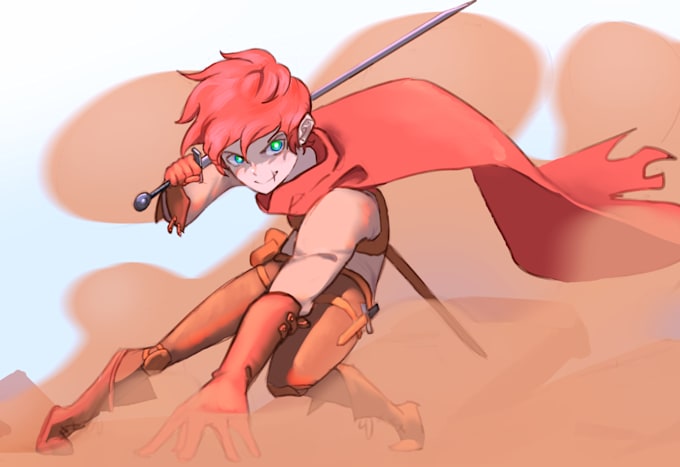 draw custom anime youtube thumbnail