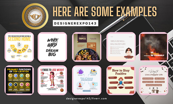 social media posts and canva templates