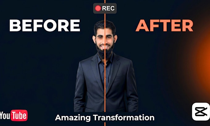 create stunning before and after transformation videos