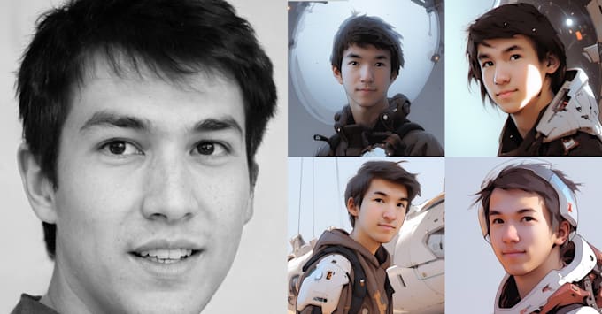 turn you into a space astronaut or pixar disney art nouveau