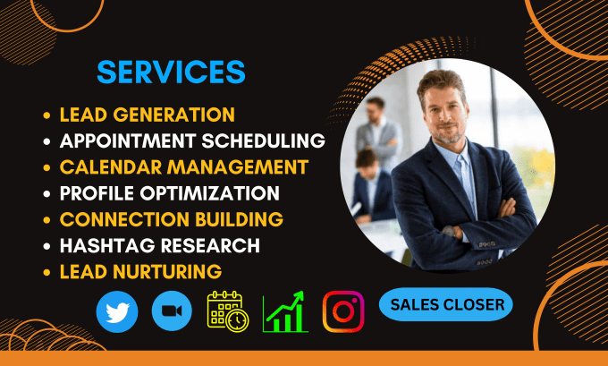 be your social media manager and appointment setter