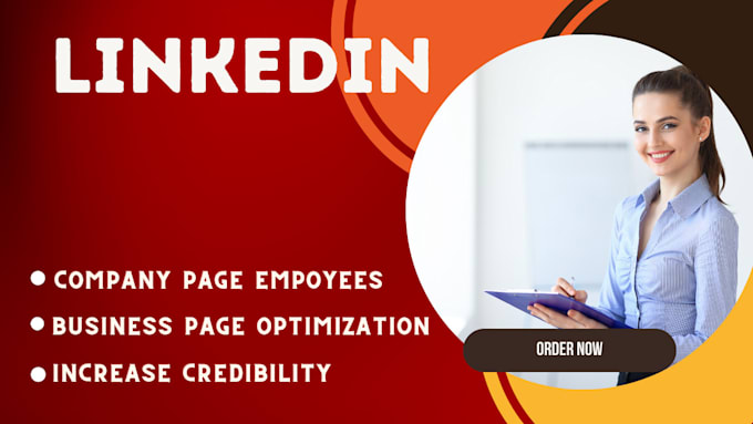 optimize your linkedin company page and provide company page employees