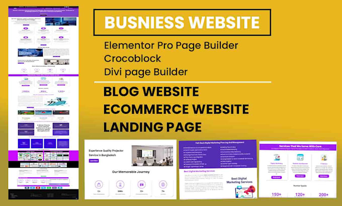 design a responsive wordpress website or ecommerce store
