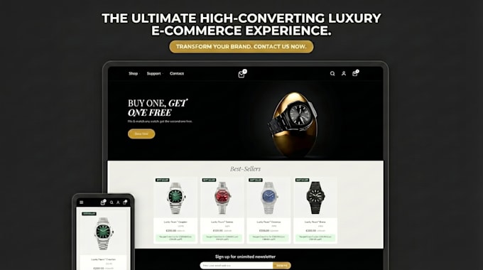 be your expert shopify ecommerce website developer for your store