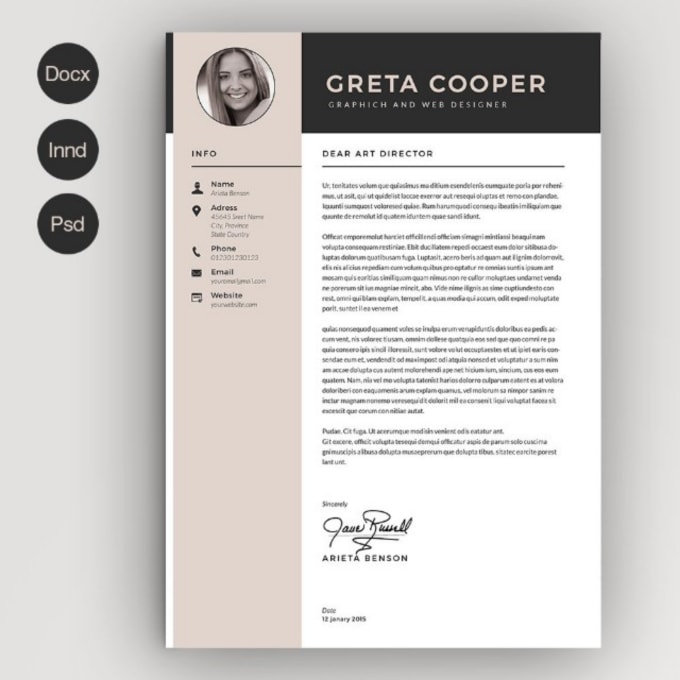 Write, edit cv, resume, cover letters and optimize linkedin by