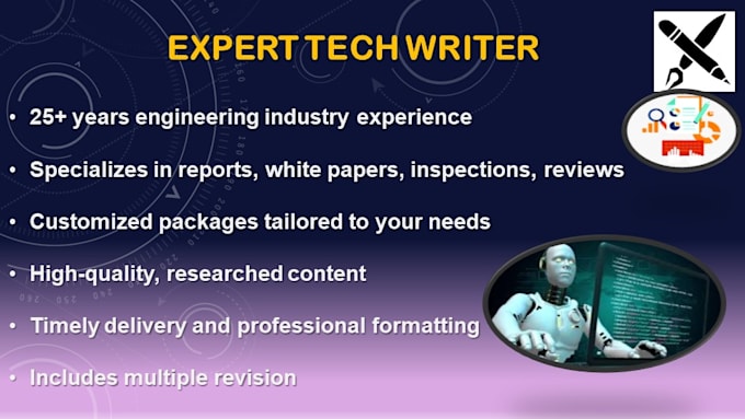 do expert tech writing
