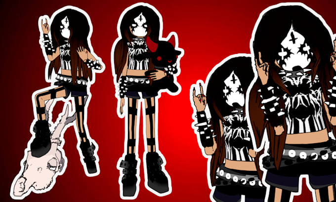 create 3d kawaii characters, mascots or original characters