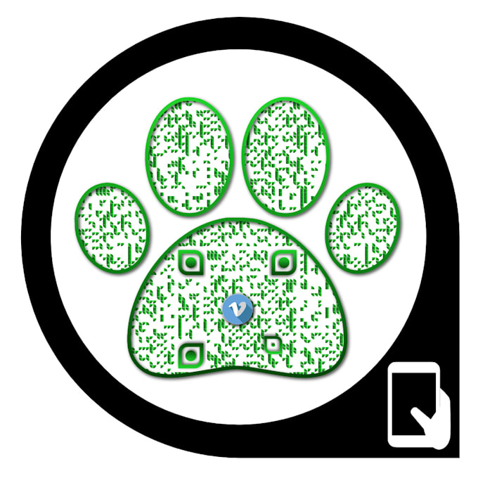Design custom shape qr code, barcode with logo in 1 hour by Rozina5810 ...