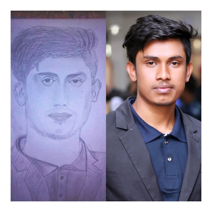 do hand drawing and painting artist