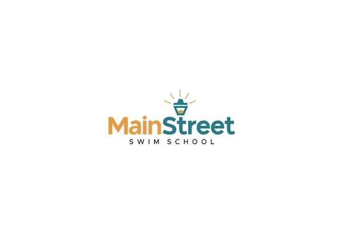 design very clear swim school logo