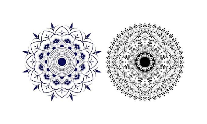 draw digital mandala design within four hour