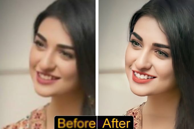 Sharpen, enhance, restore, improve, upscale low quality images and ...