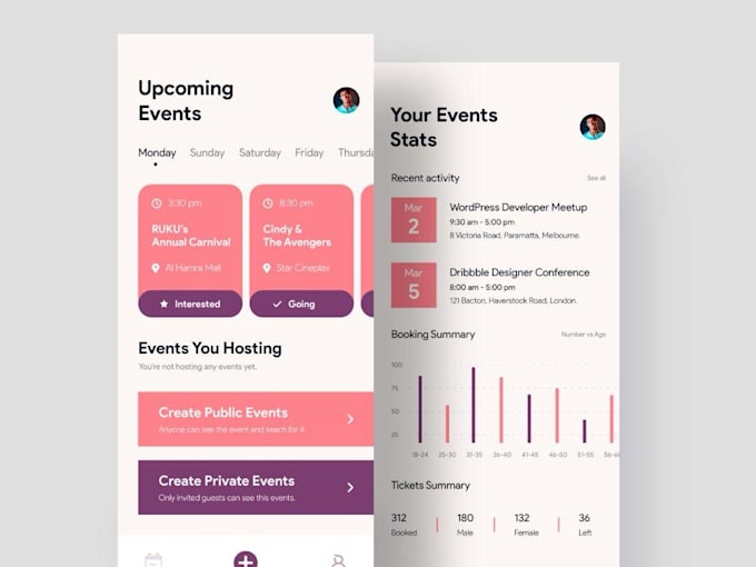 build a modern event booking and ticketing app with ai and ar features