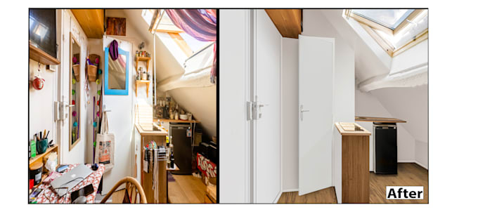 declutter, item, or furniture removal for real estate photos