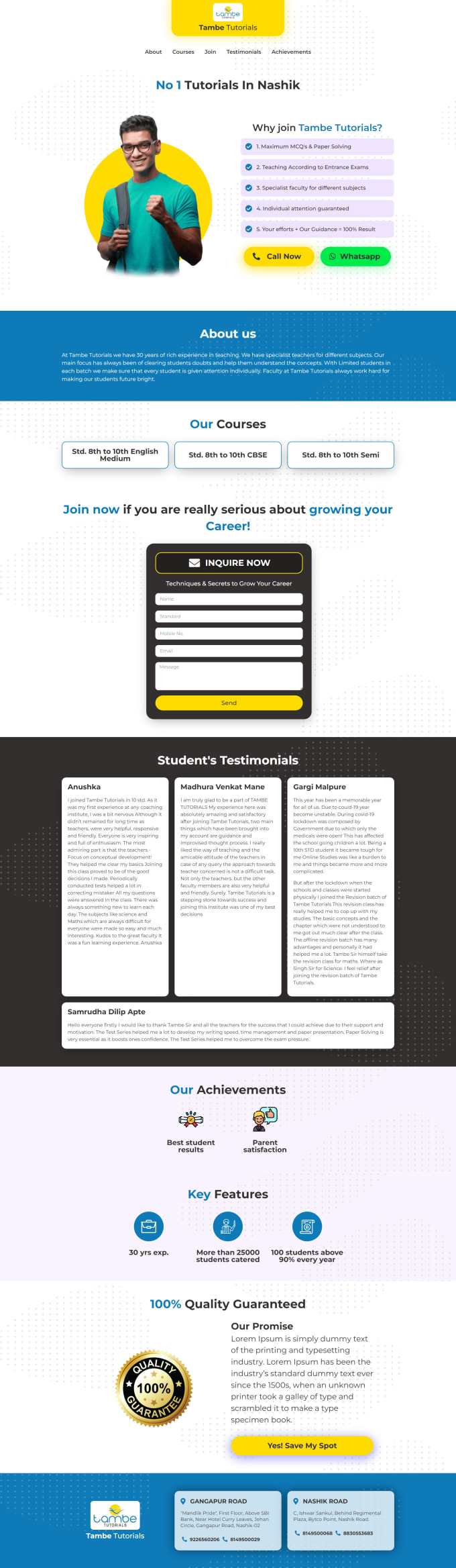 Create high converting landing page design by Amruttodkar Fiverr