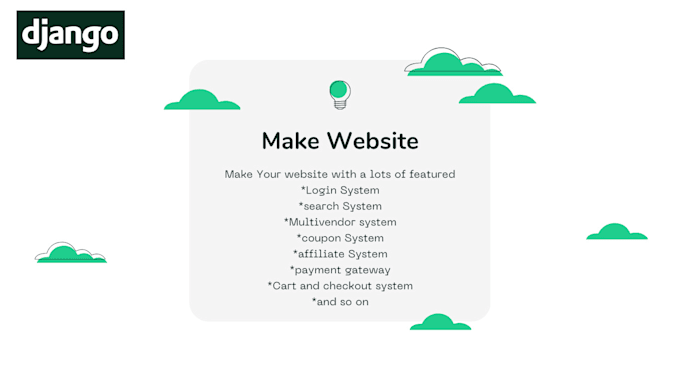 make pyhon website using django and react js along with ai