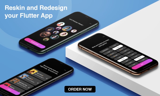 Reskin app, redesign your any codecanyon flutter app by Corebit_tech ...