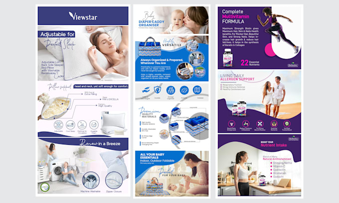 Design amazon enhanced brand content ebc a plus by Imarifdesigner Fiverr