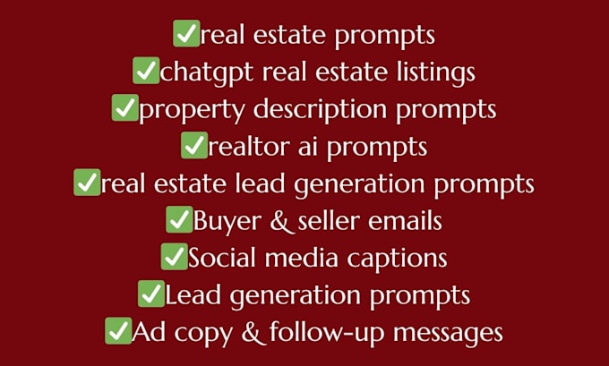 craft expert ai prompts for real estate
